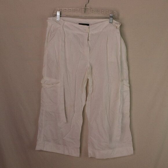 MaxMara Weekend | Cotton White Capris 14 - Picture 1 of 7